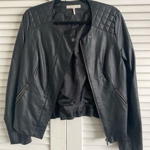 Faux leather jacket